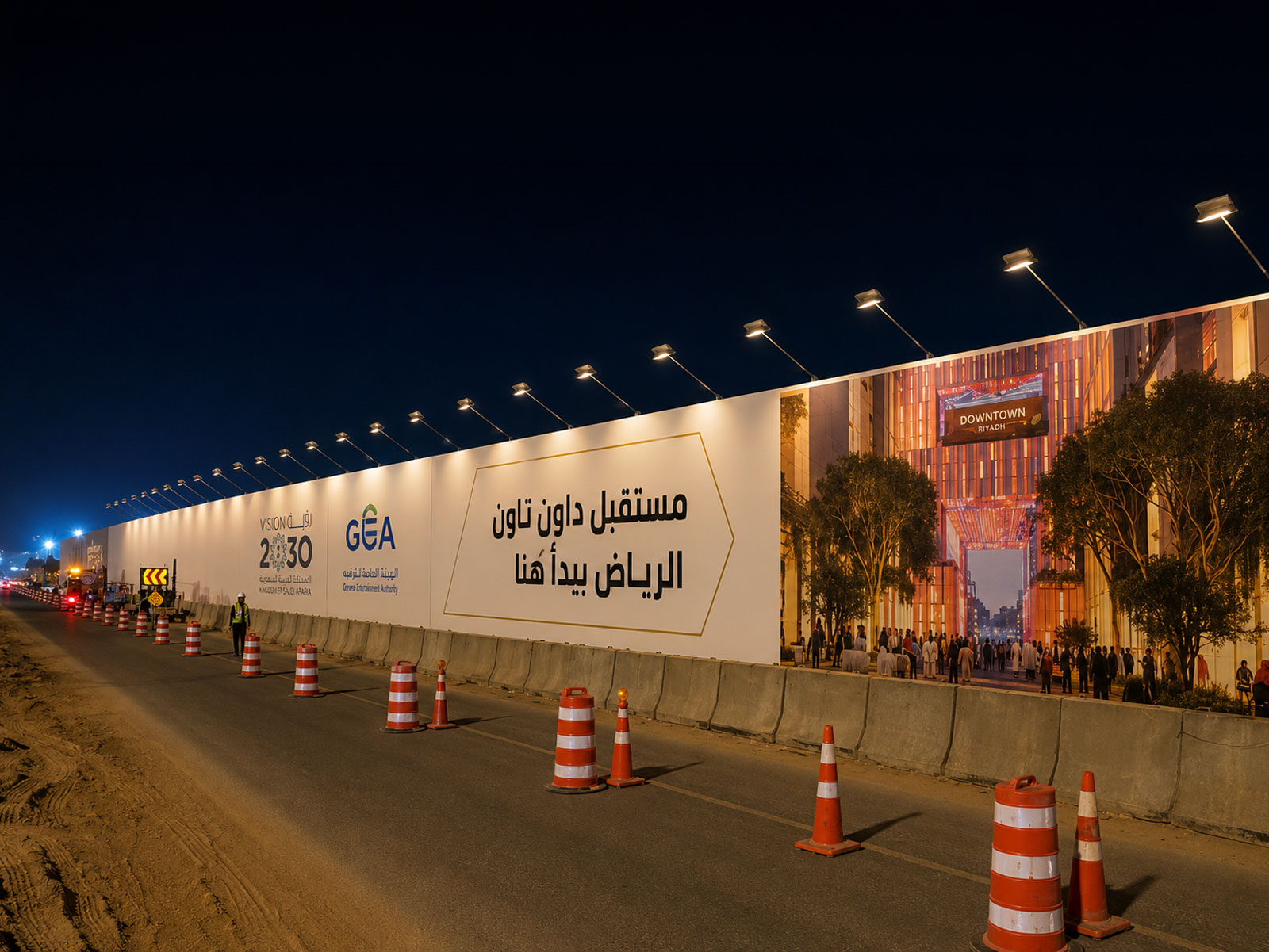 New Murabba: Downtown Riyadh Site Hoarding