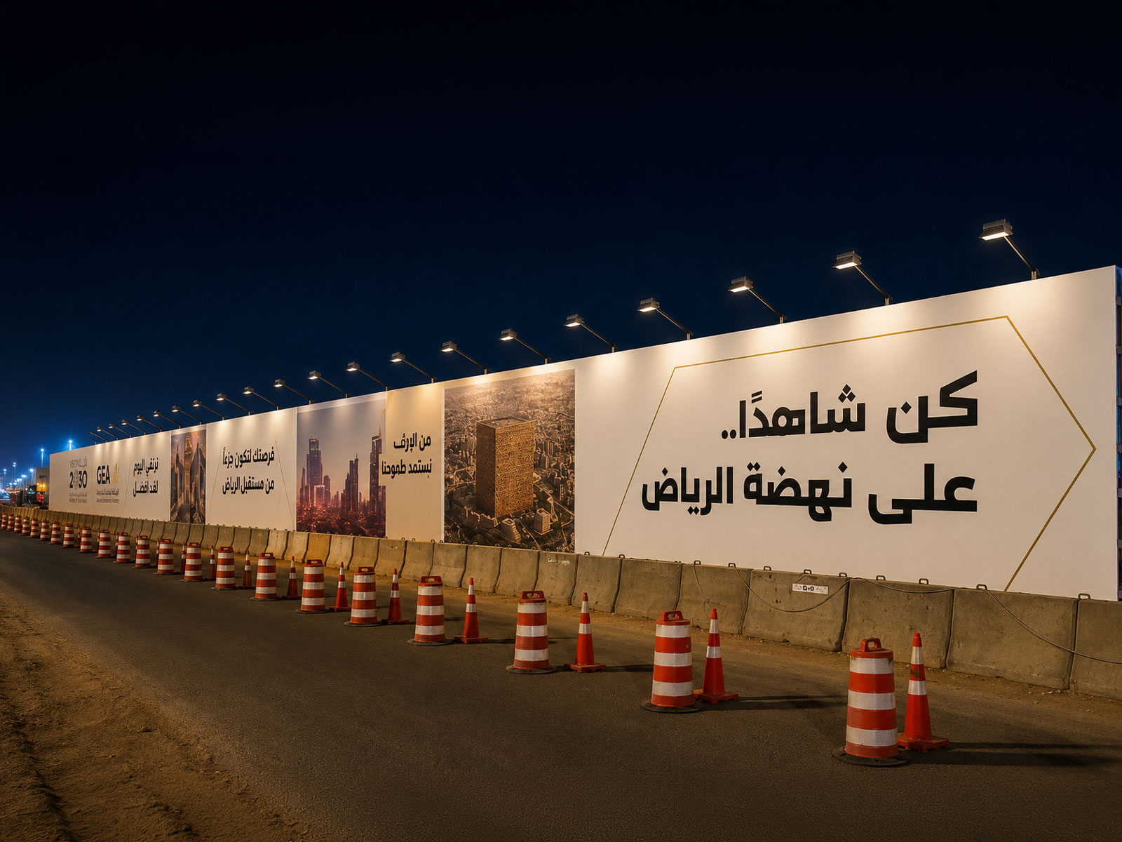 New Murabba: Downtown Riyadh Site Hoarding