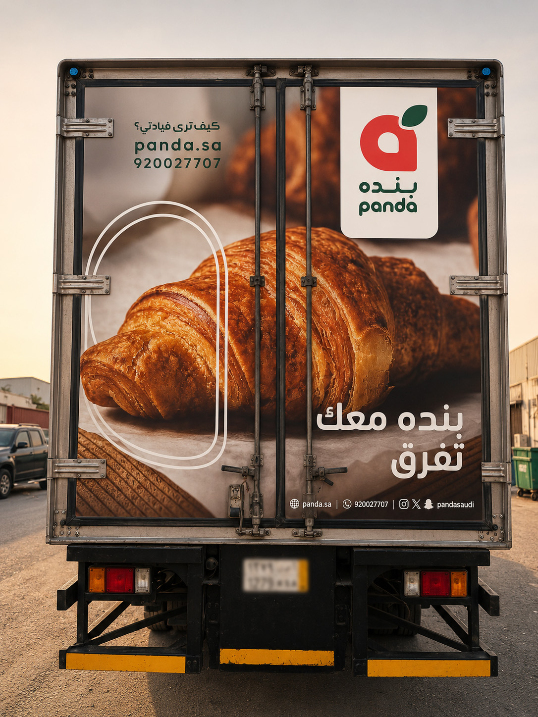 Panda Fleet Branding: Refrigerated Delivery Trucks