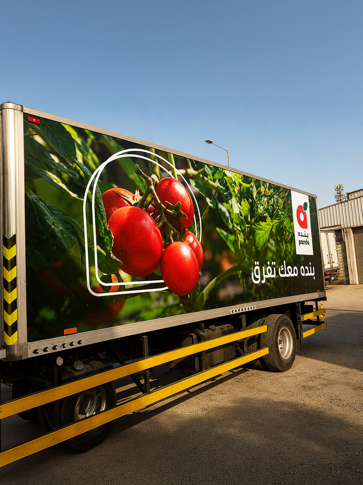 Panda Fleet Branding: Refrigerated Delivery Trucks