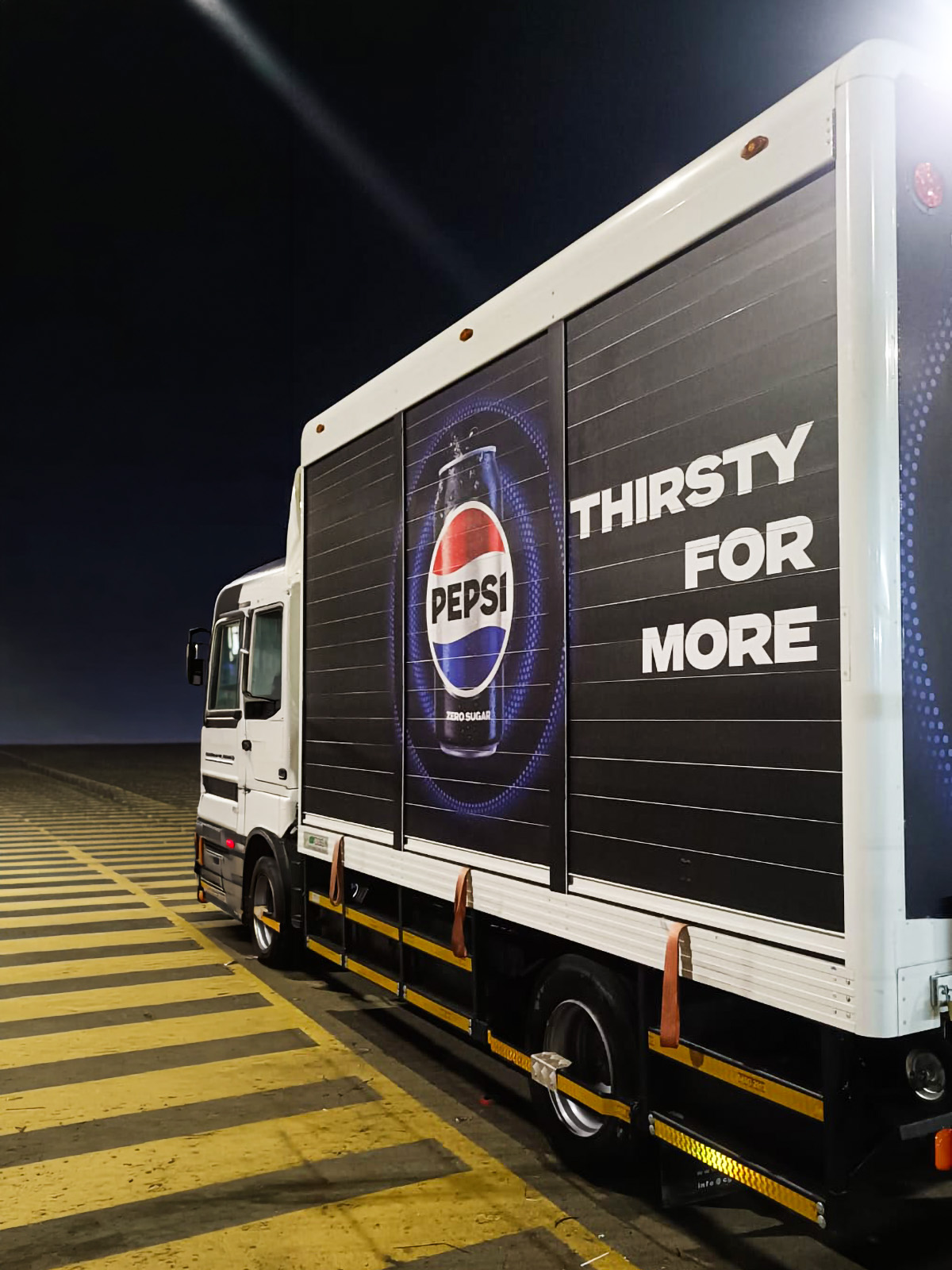 PepsiCo Fleet Branding: Multi-Brand Delivery Trucks