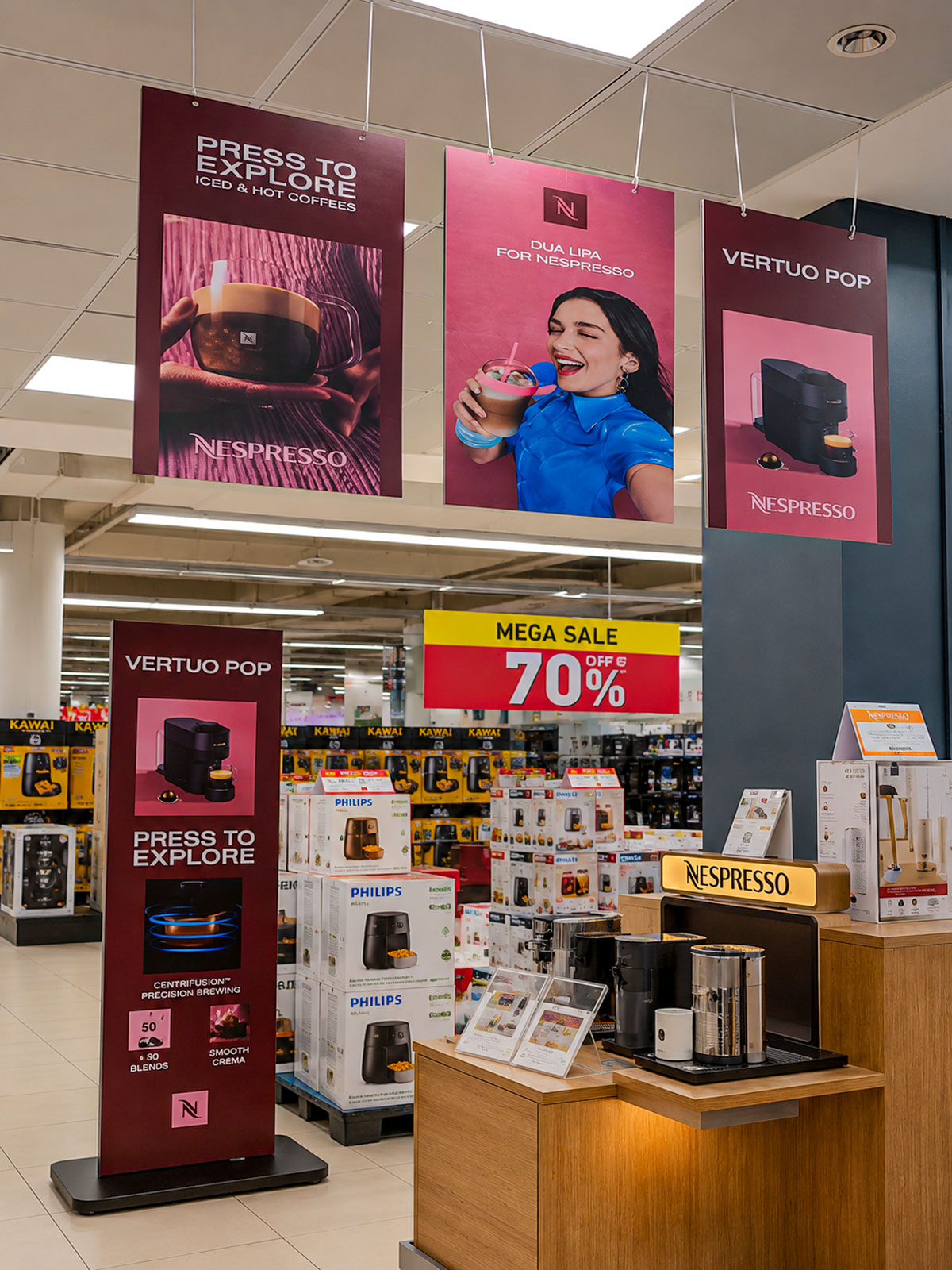 Altavia: Nespresso In-Store Campaign Signage