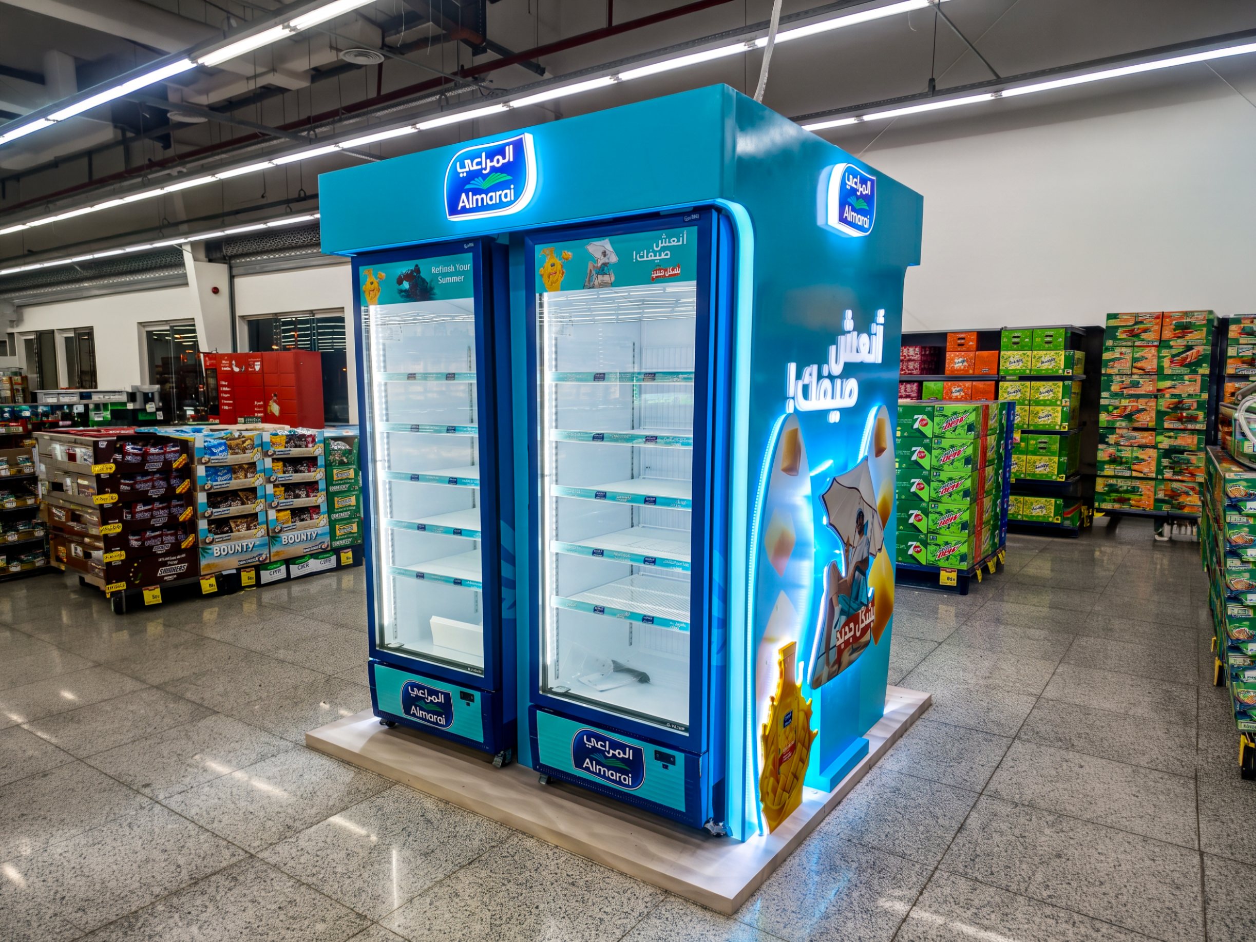 Almarai: Refresh Your Summer Freezer Branding