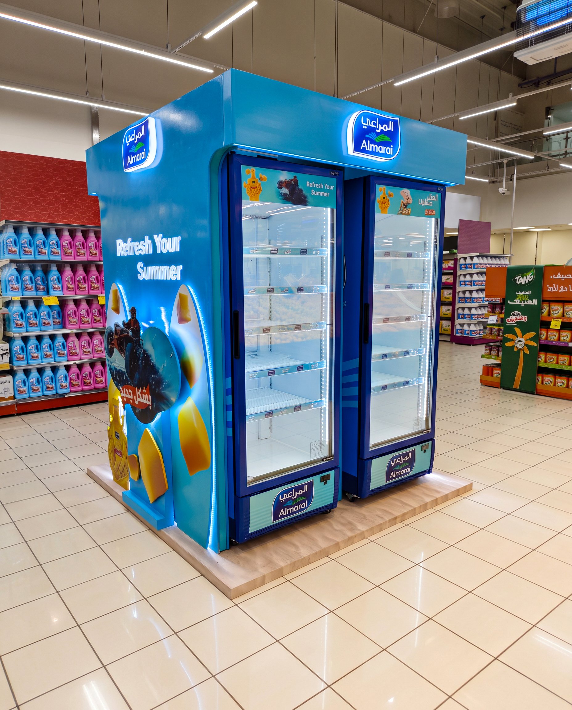 Almarai: Refresh Your Summer Freezer Branding