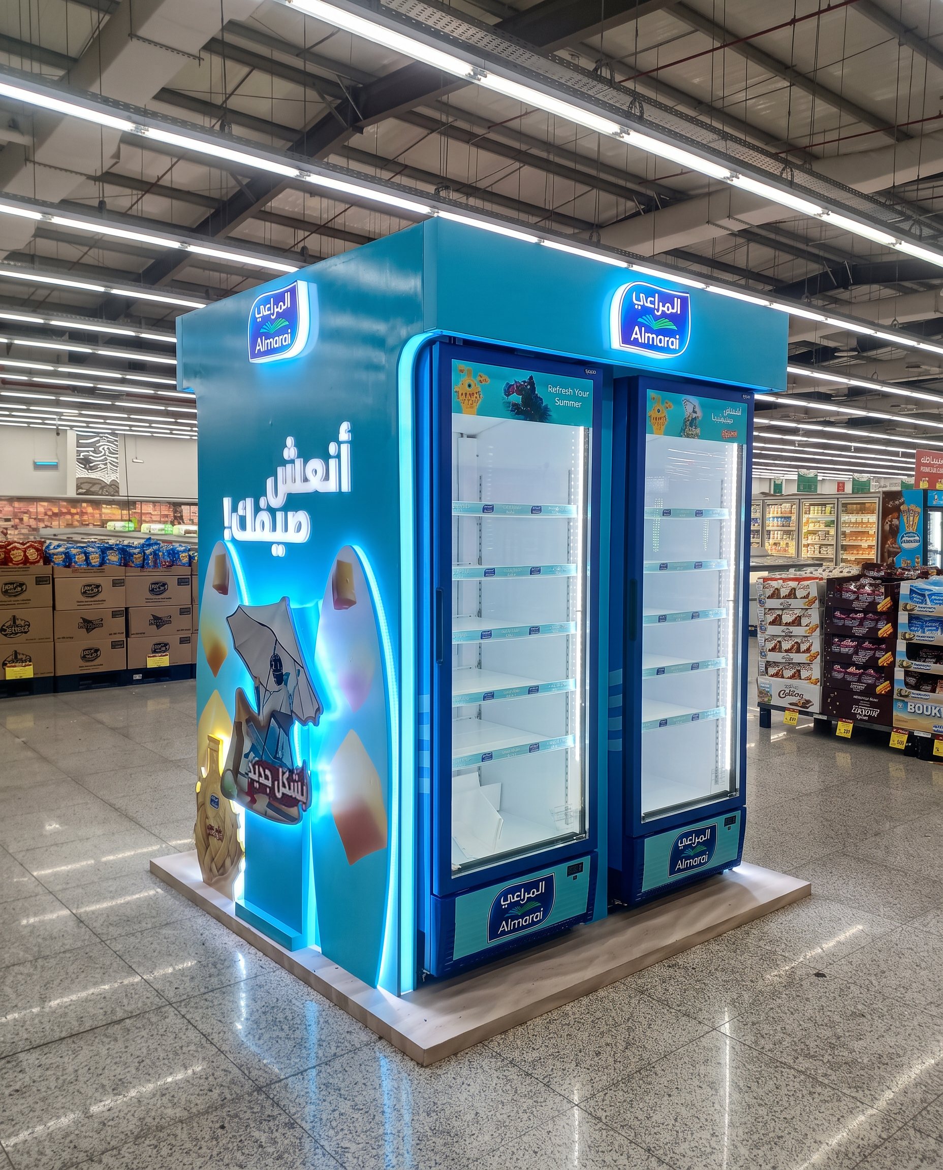 Almarai: Refresh Your Summer Freezer Branding