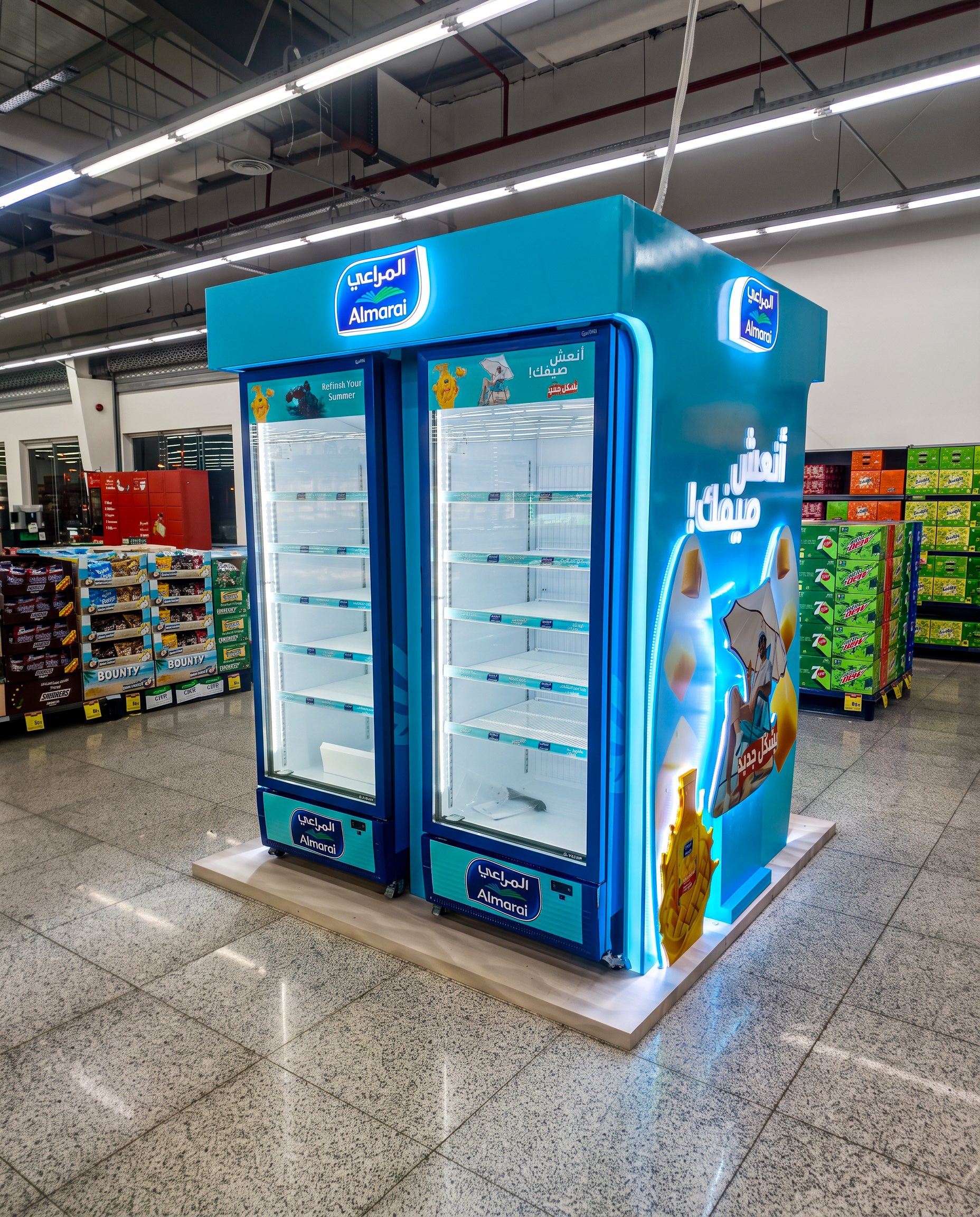 Almarai: Refresh Your Summer Freezer Branding