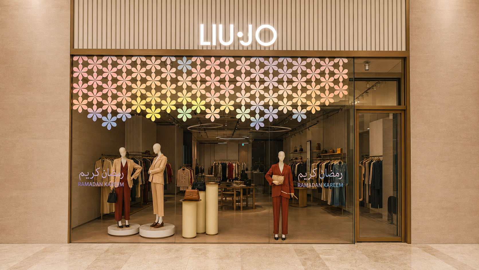 LIU·JO: Ramadan Storefront Branding