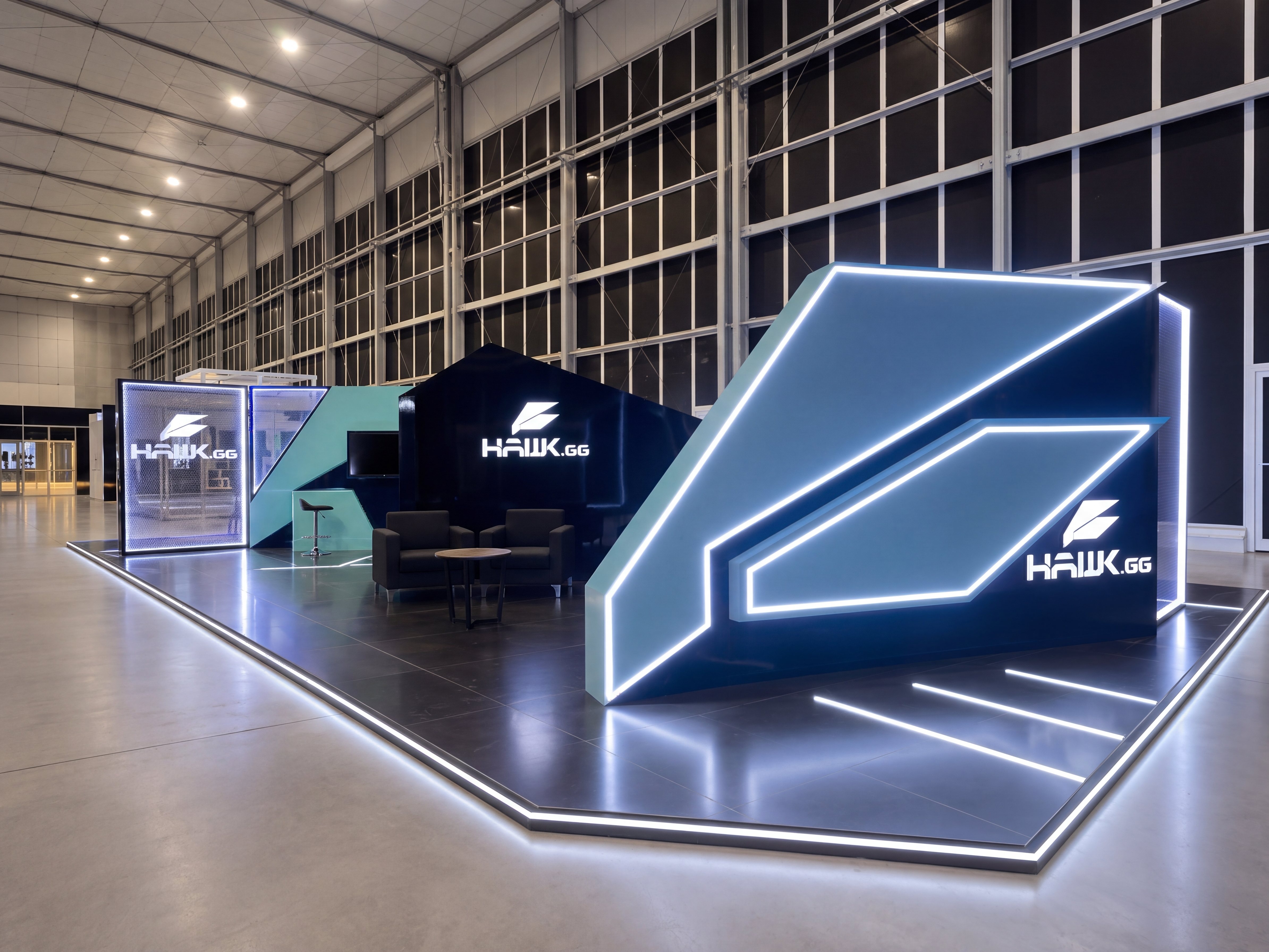 HAWK.GG & HAWK Security Group: Exhibition Booth