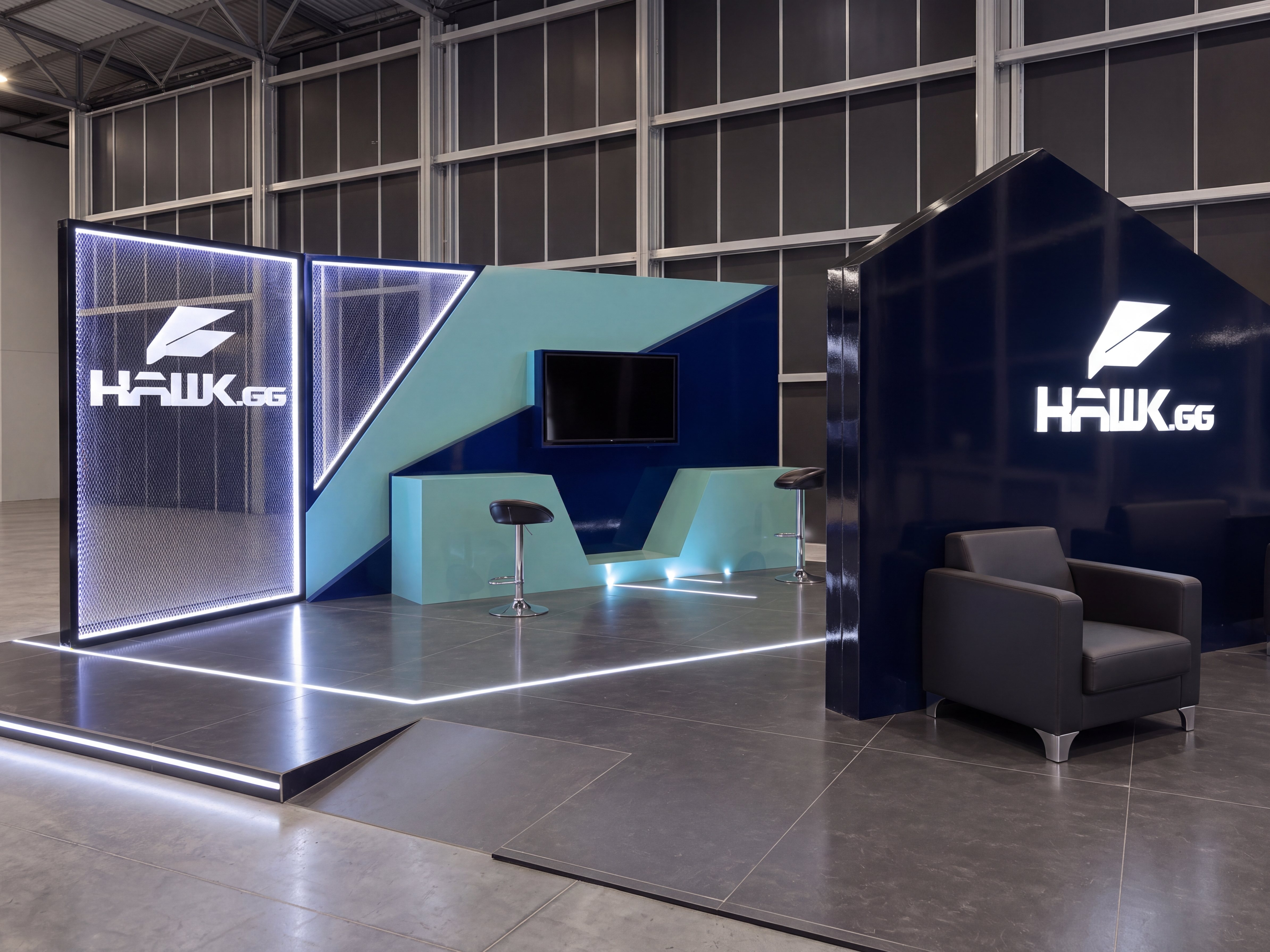 HAWK.GG & HAWK Security Group: Exhibition Booth