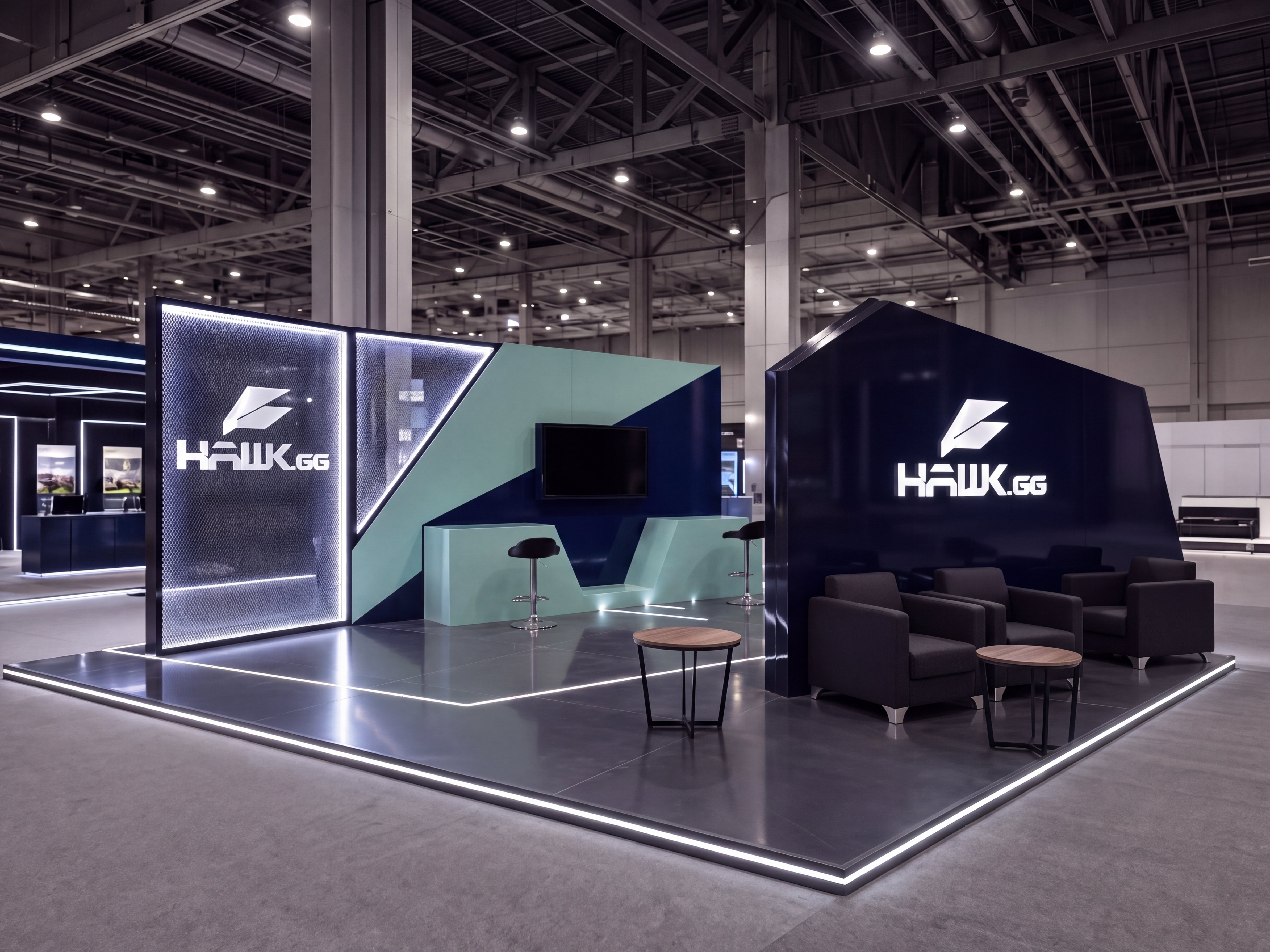 HAWK.GG & HAWK Security Group: Exhibition Booth
