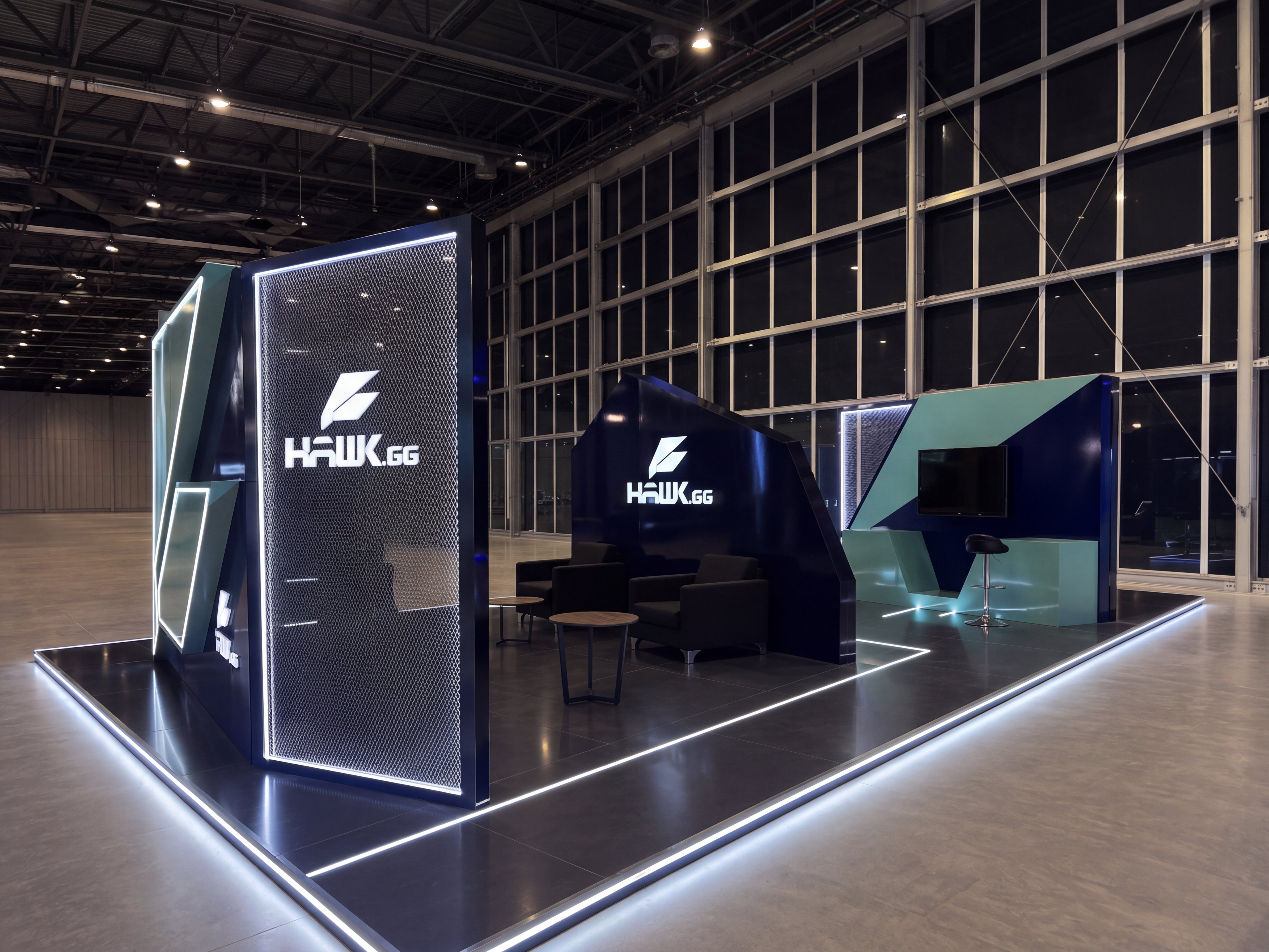 HAWK.GG & HAWK Security Group: Exhibition Booth