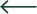 Green left arrow icon on transparent background.