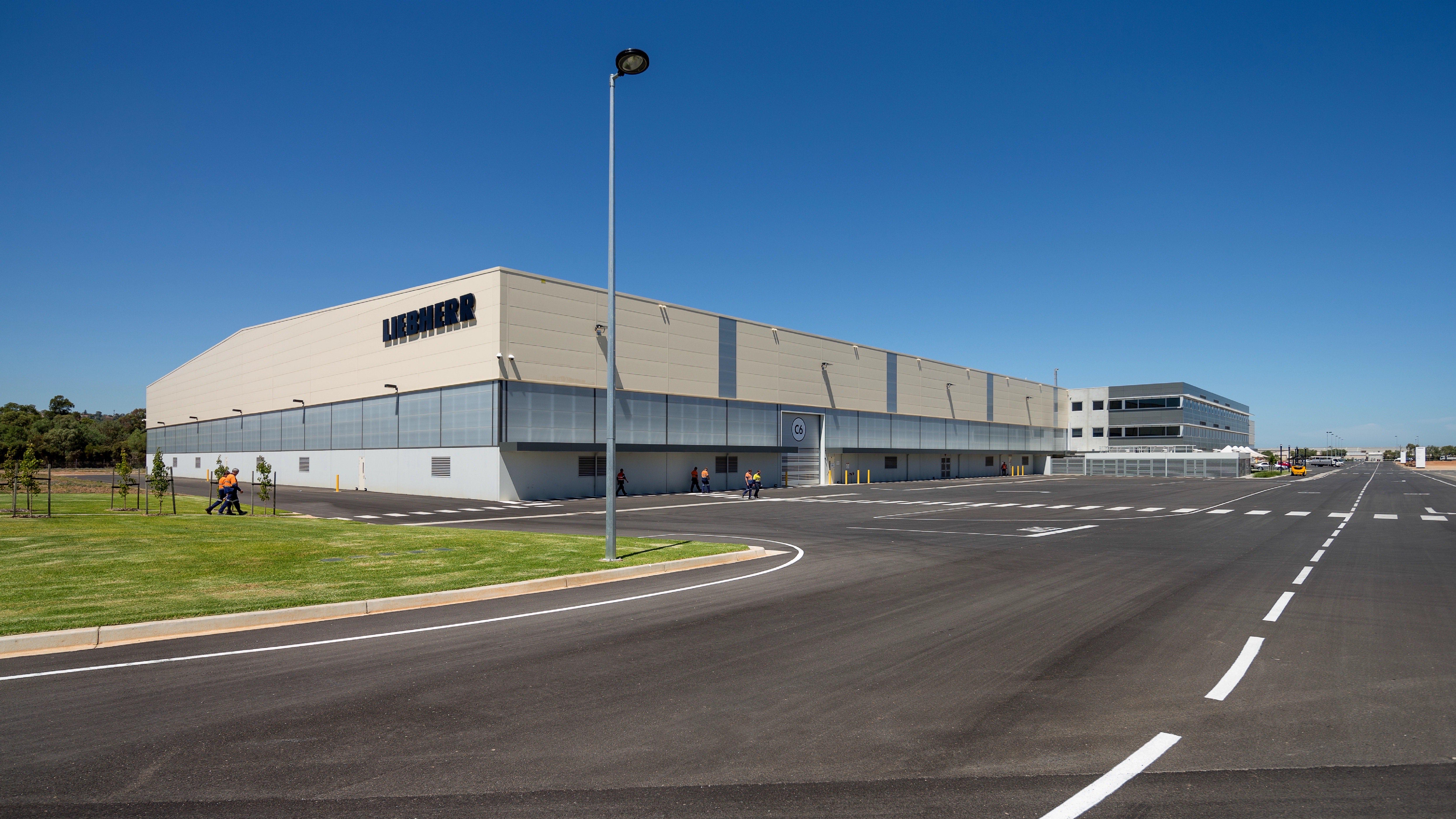 Liebherr Adelaide warehouse redevelopment