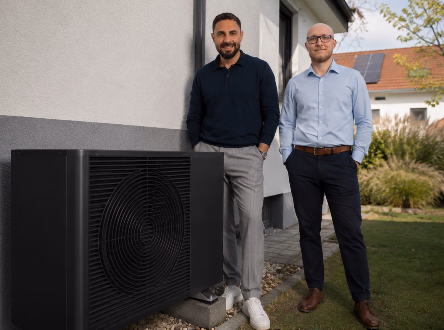 Bild von den Gründern Wärmepumpe Installation in NRW durch Heizkumpel Partnerbetrieb