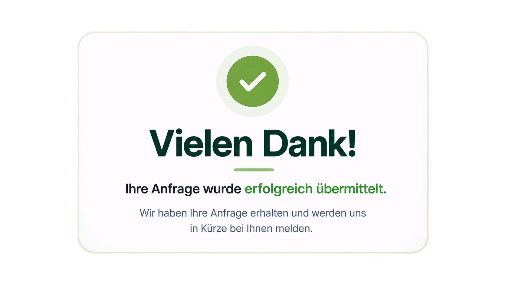 Nachricht erfolgreich abgesendet