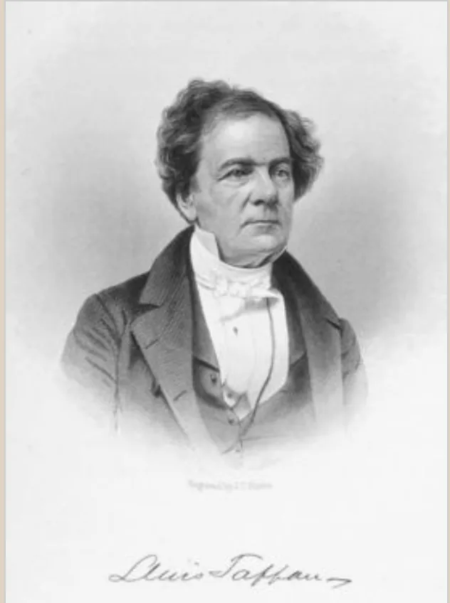 Engraved portrait of Lewis Tappan, founder of the Mercantile Agency