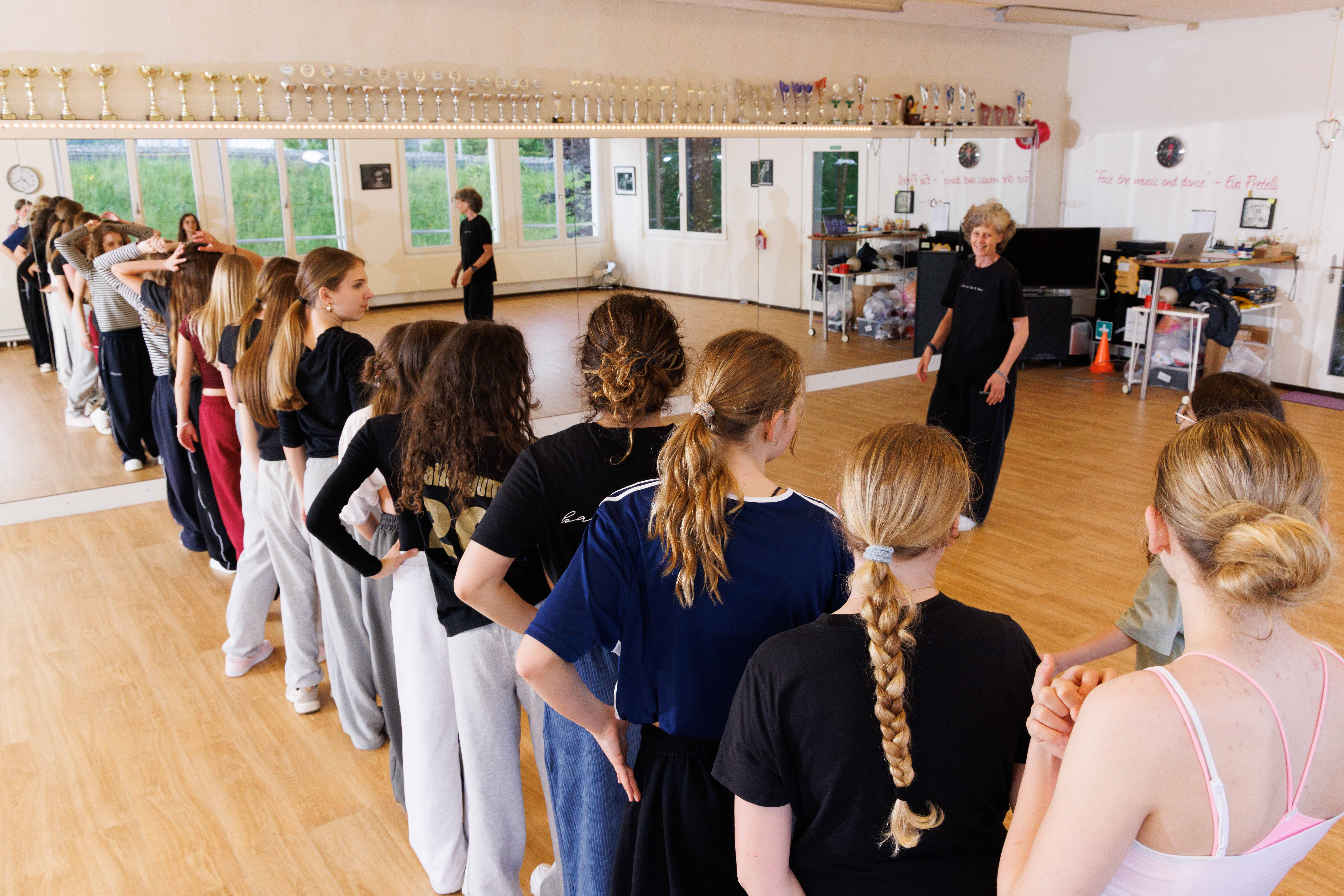 Tanztraining in der accademia balladyum in Solothurn