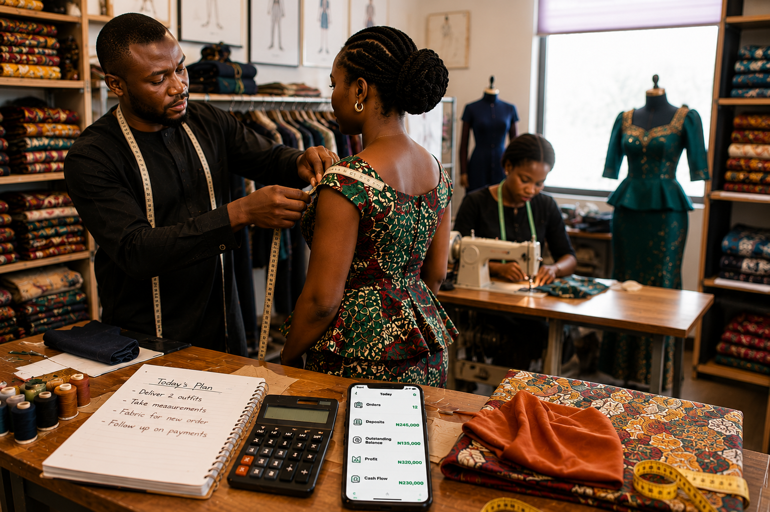 The Best App for Fashion & Tailoring Businesses in Nigeria to Track Profit & Cash Flow