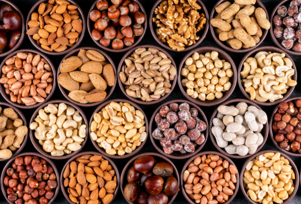 noix, amandes, graines, aliments riches en magnésium,