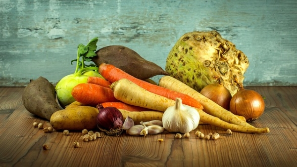 légumes crus