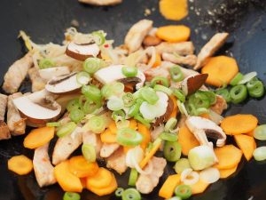 légumes cuits à la vapeur