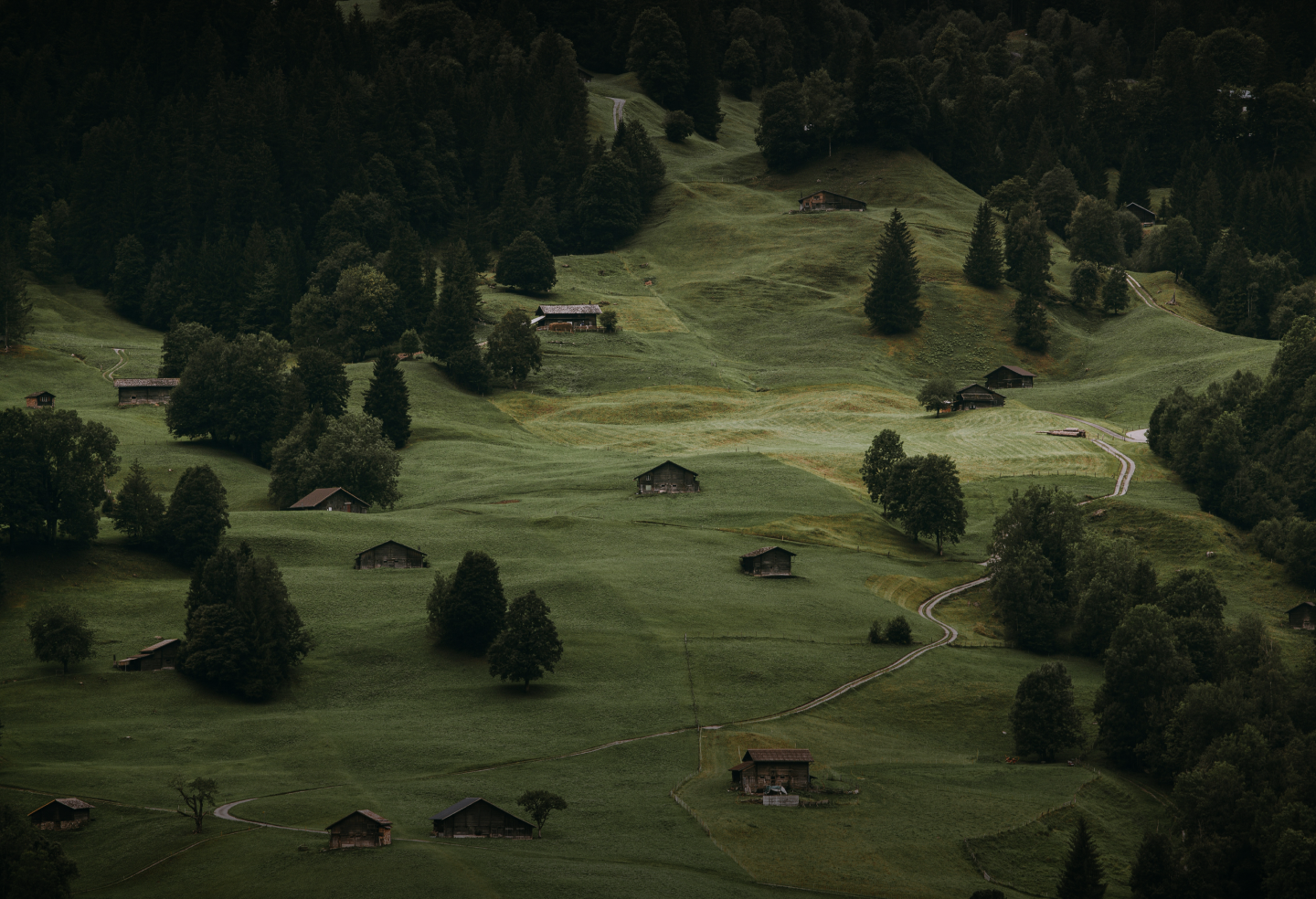 Mountain landscape near Andermatt