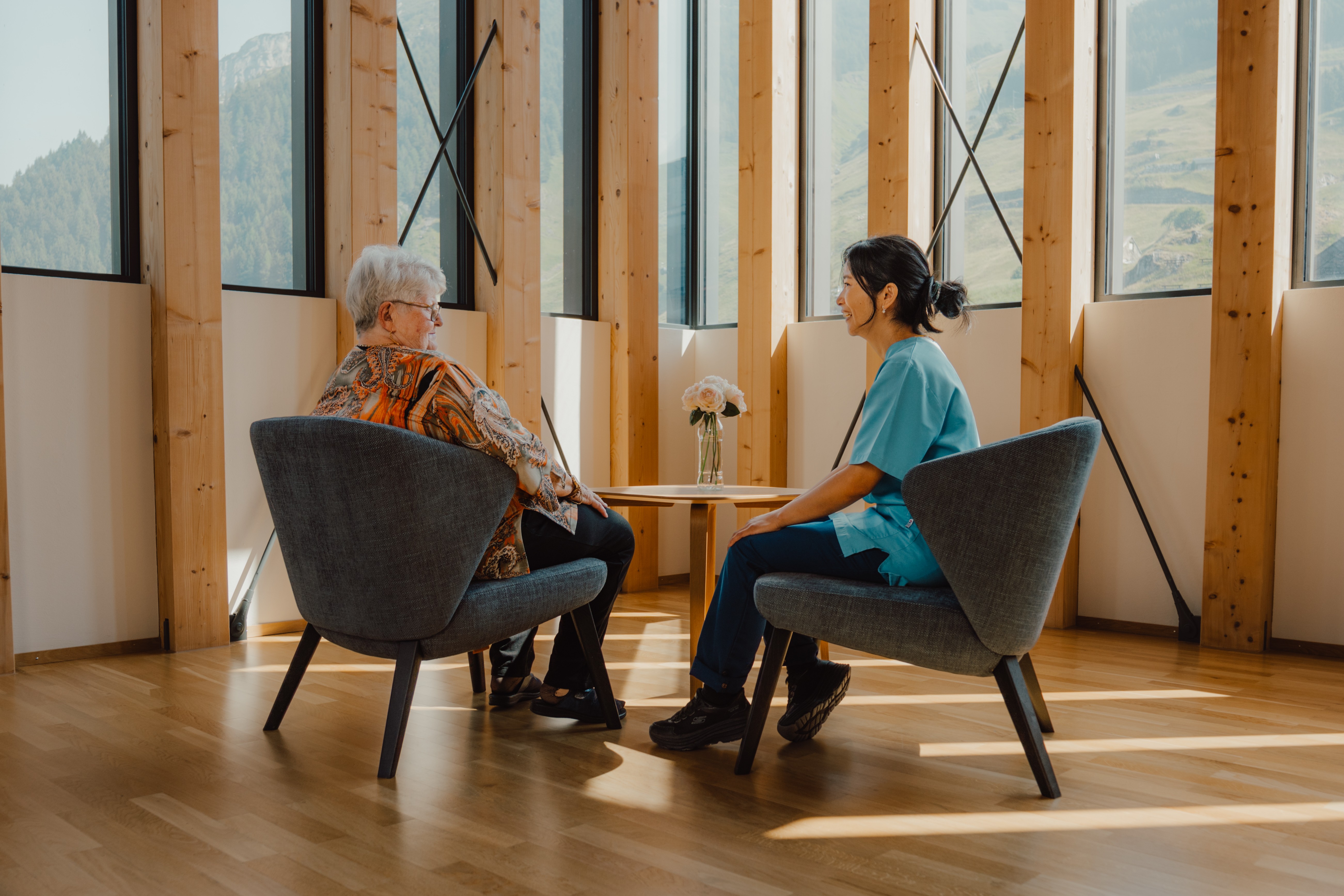 Menschen im Seniorenzentrum Urner Oberland