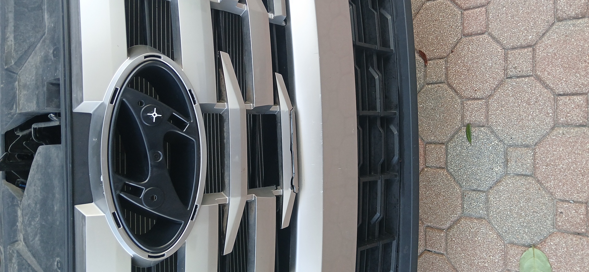 front bumper before repair in Tampa
