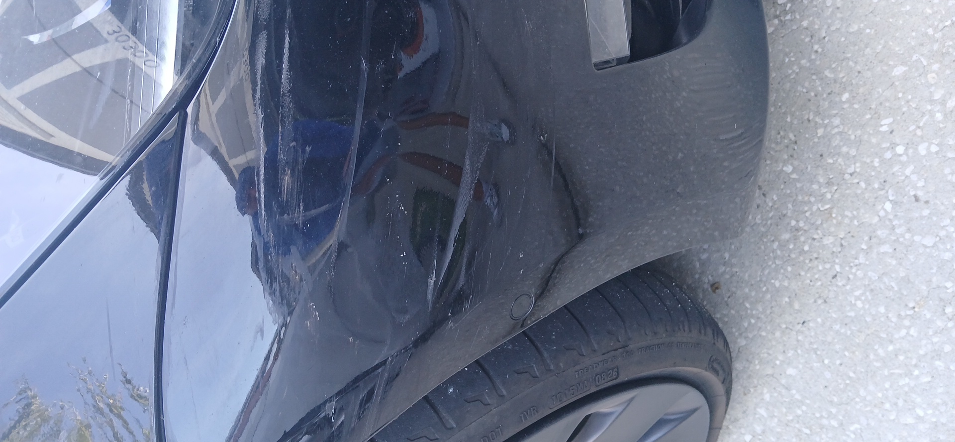 front fender before repair in Wesley Chapel