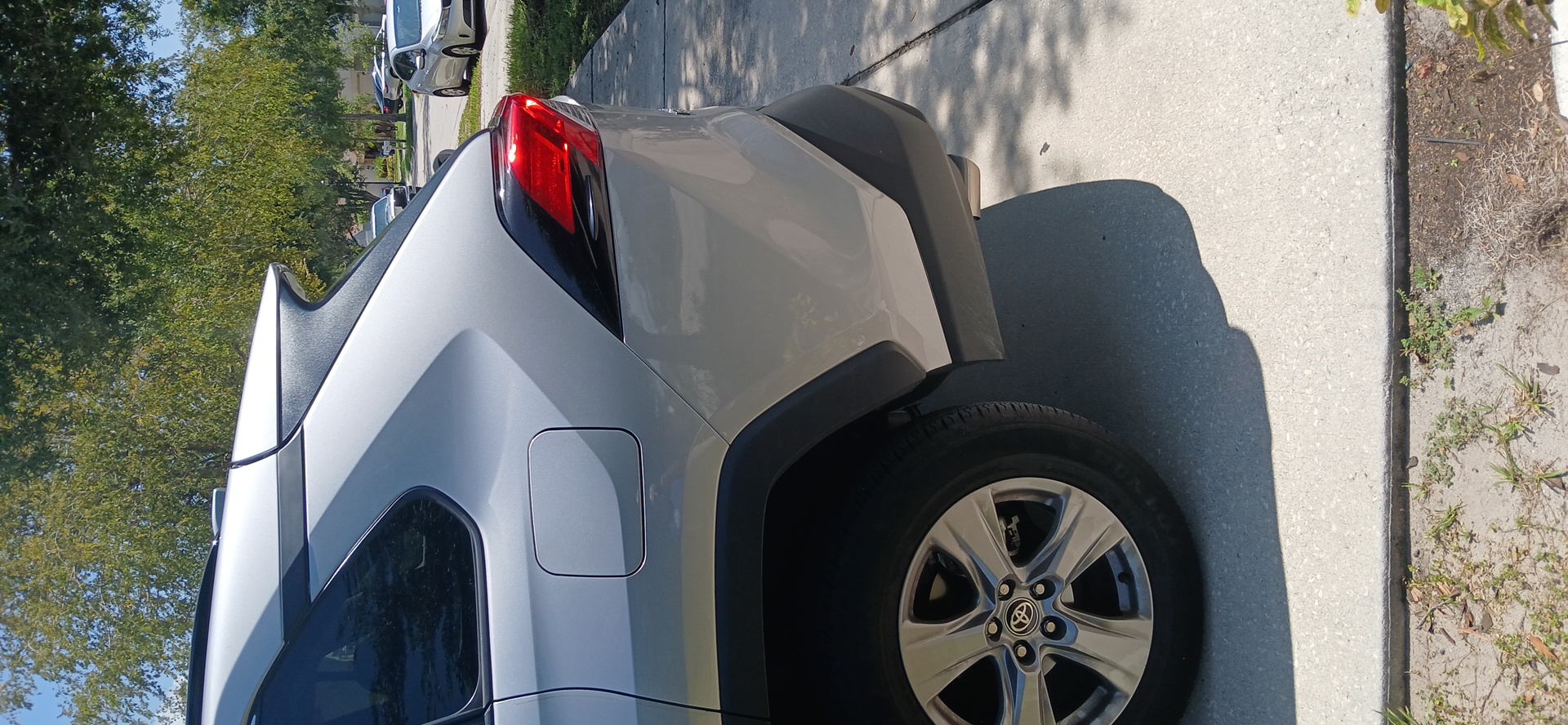 rear bumper corner after repair in Riverview