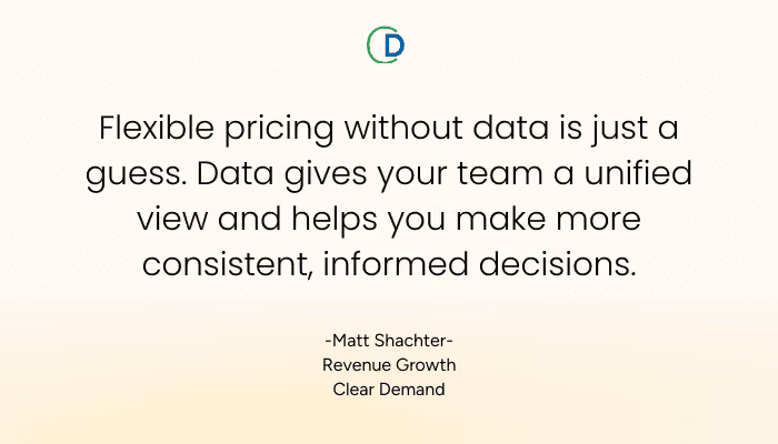 Pricing without data is just a guess