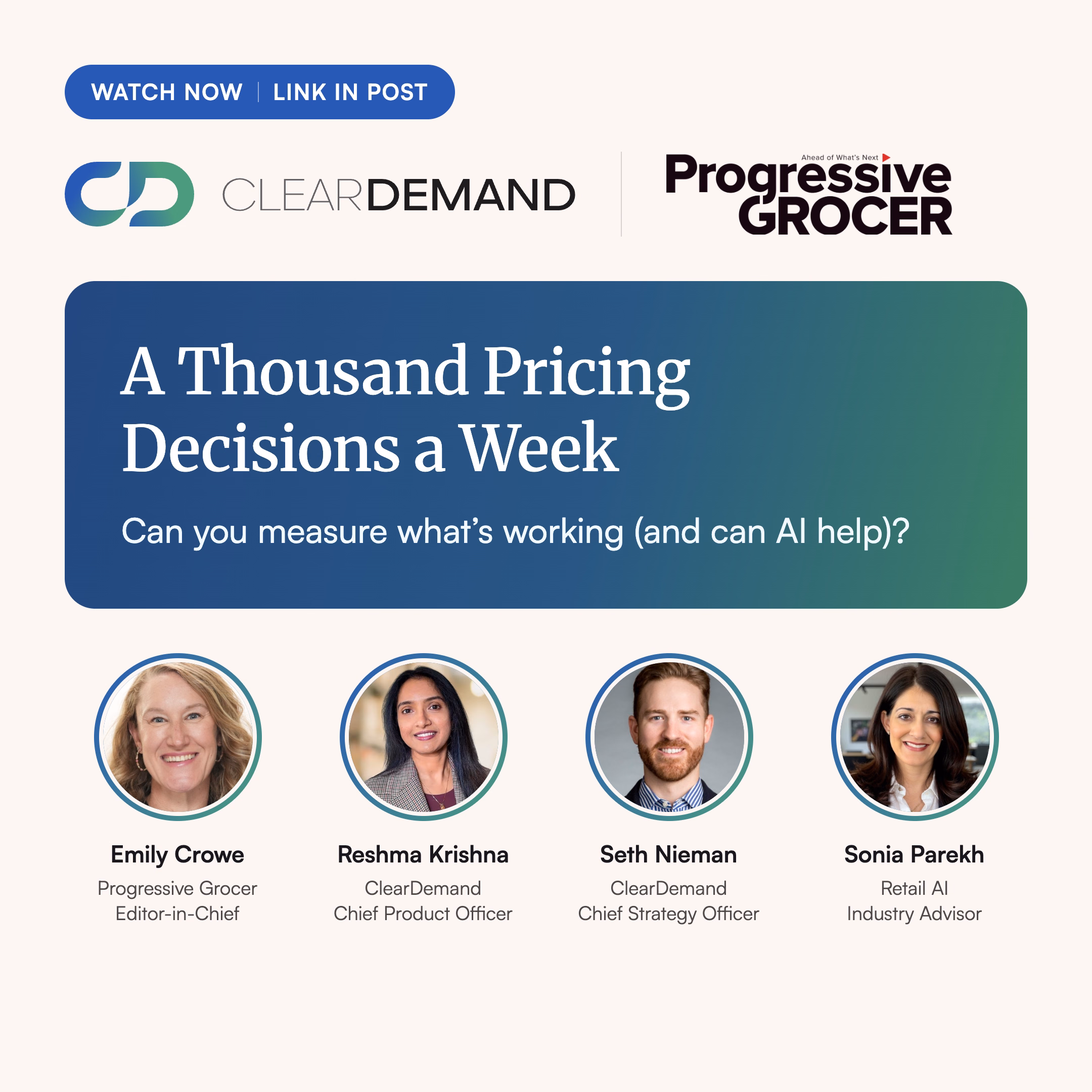 A Thousand Pricing Decisions a Week