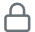 Simple padlock icon representing security or privacy.