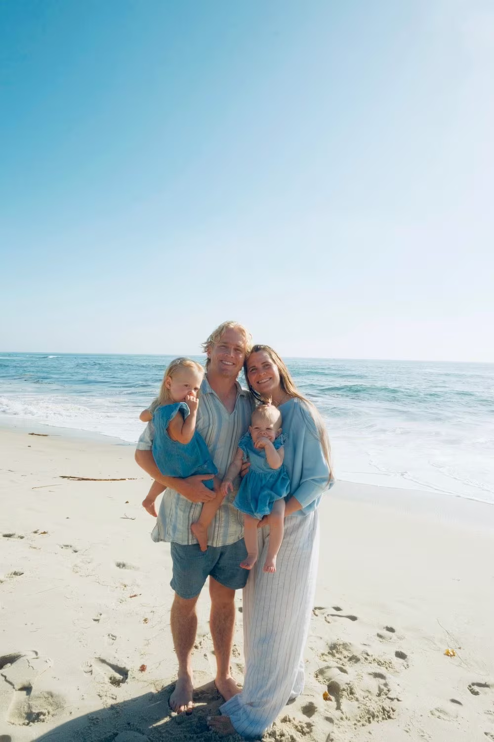 Ryan Reilly, co-founder of Heritage Oaks, with his family