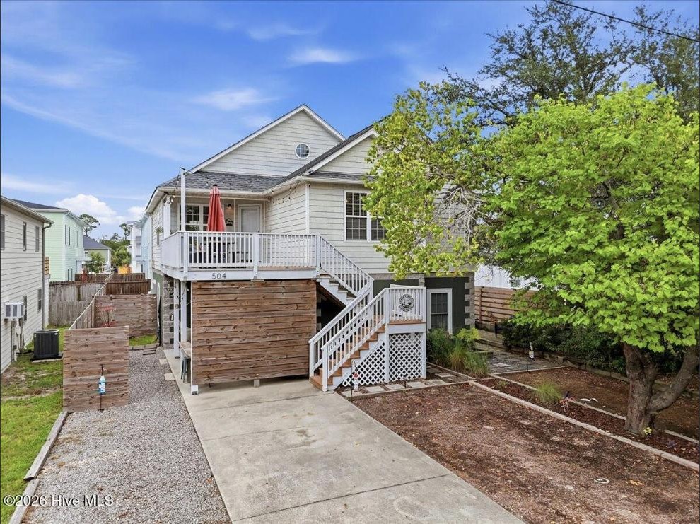 Aerial view of 491 Argonne Road, Southport NC 28461
