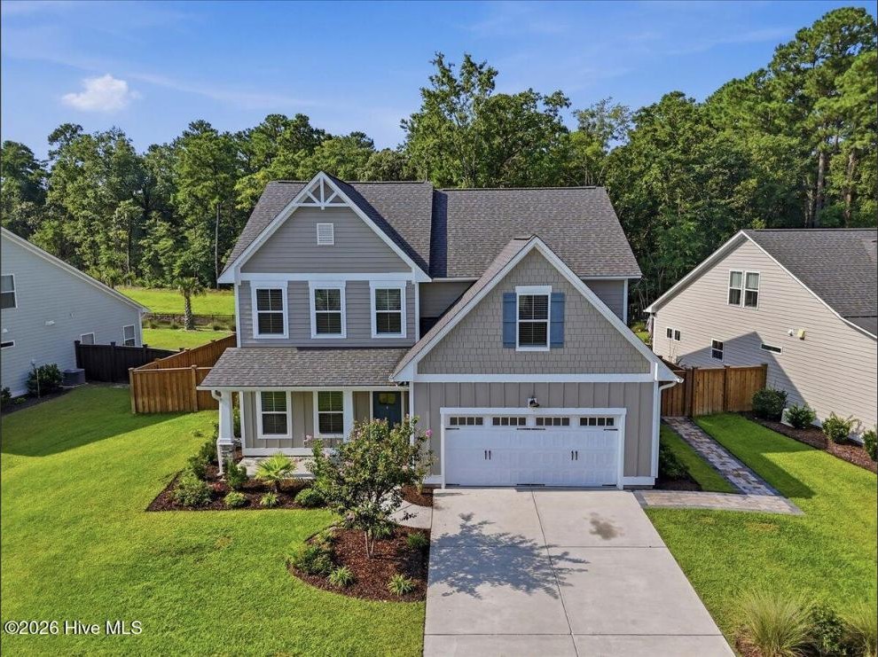 Front exterior of 7824 Bonfire Drive, Wilmington NC 28409