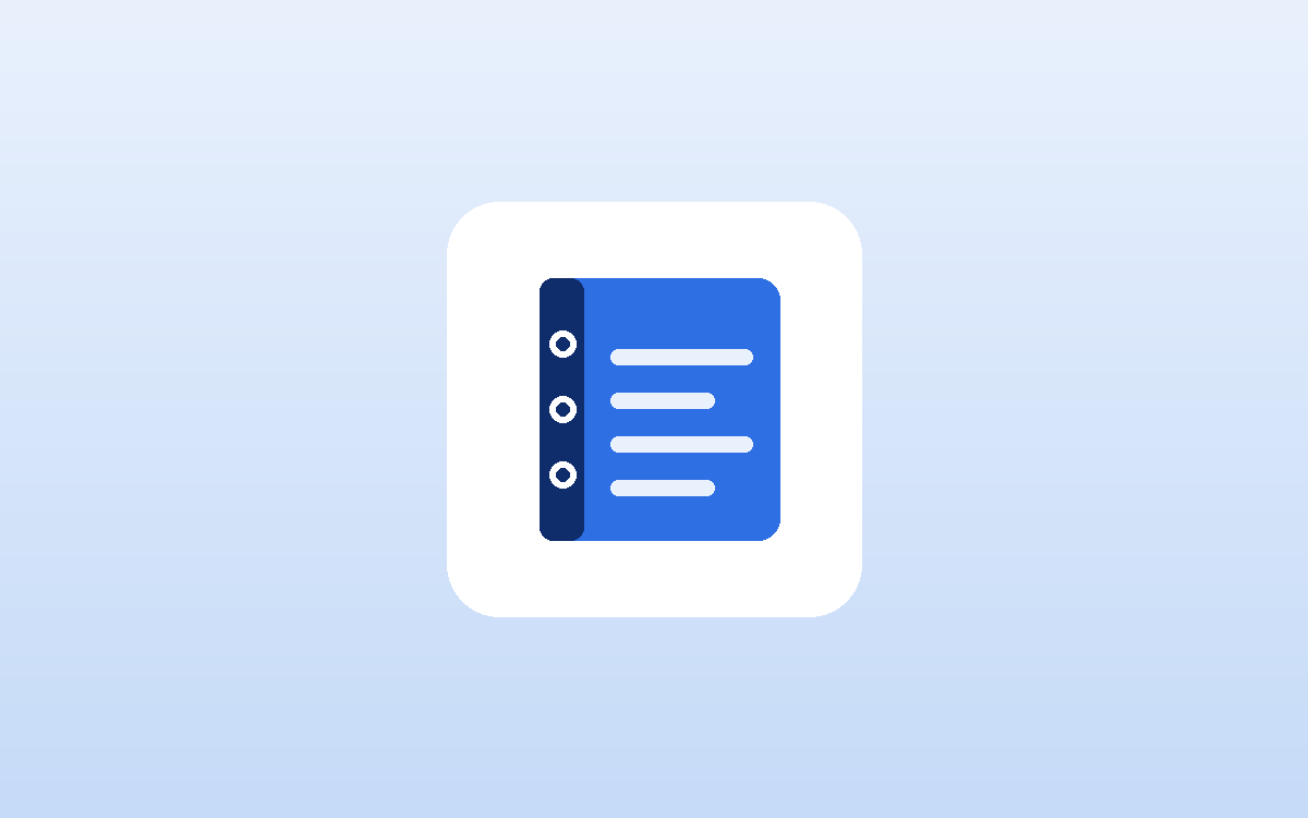 Illustration of a caregiver binder for organizing health information