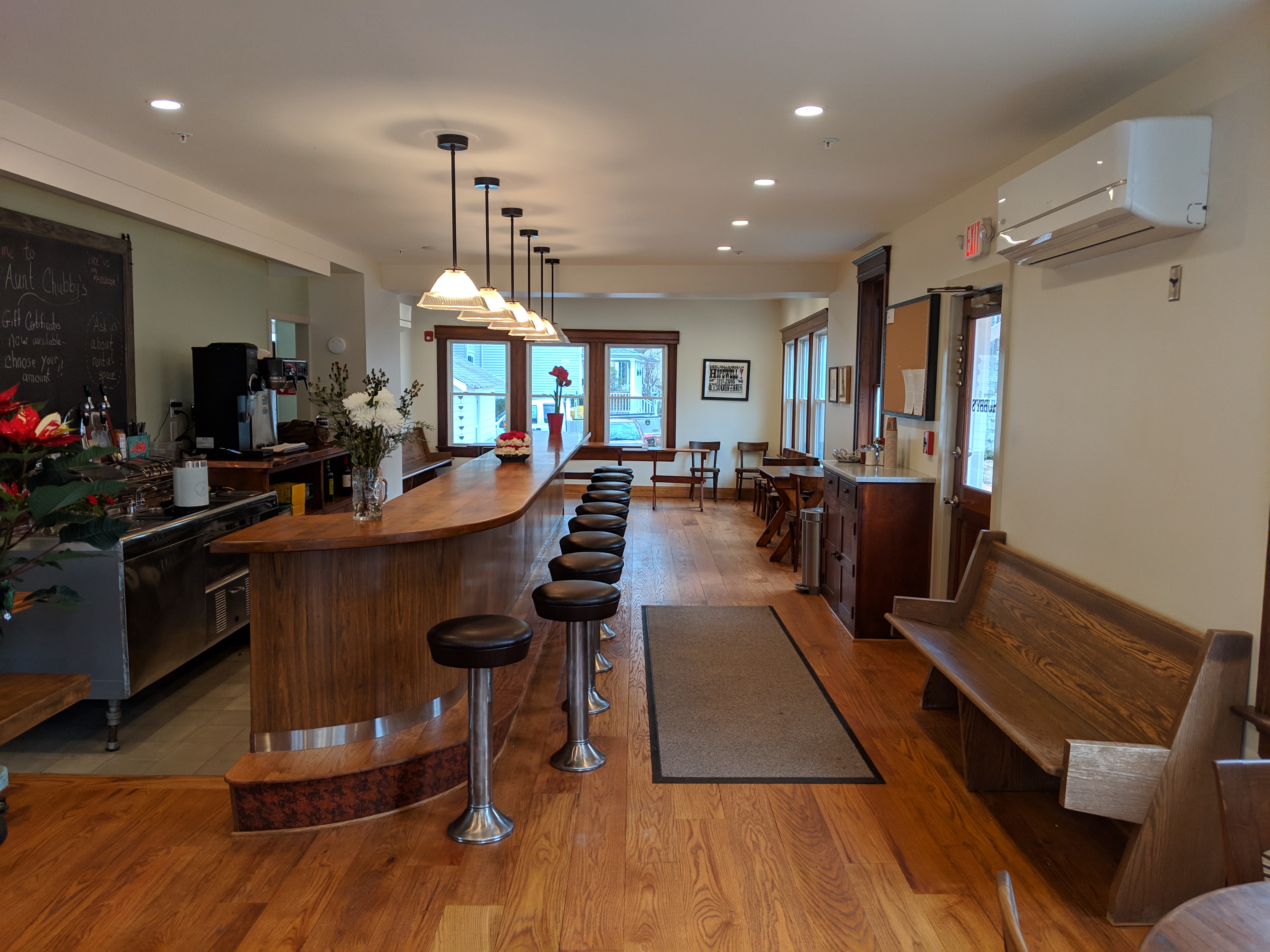 Restaurant cafe interior