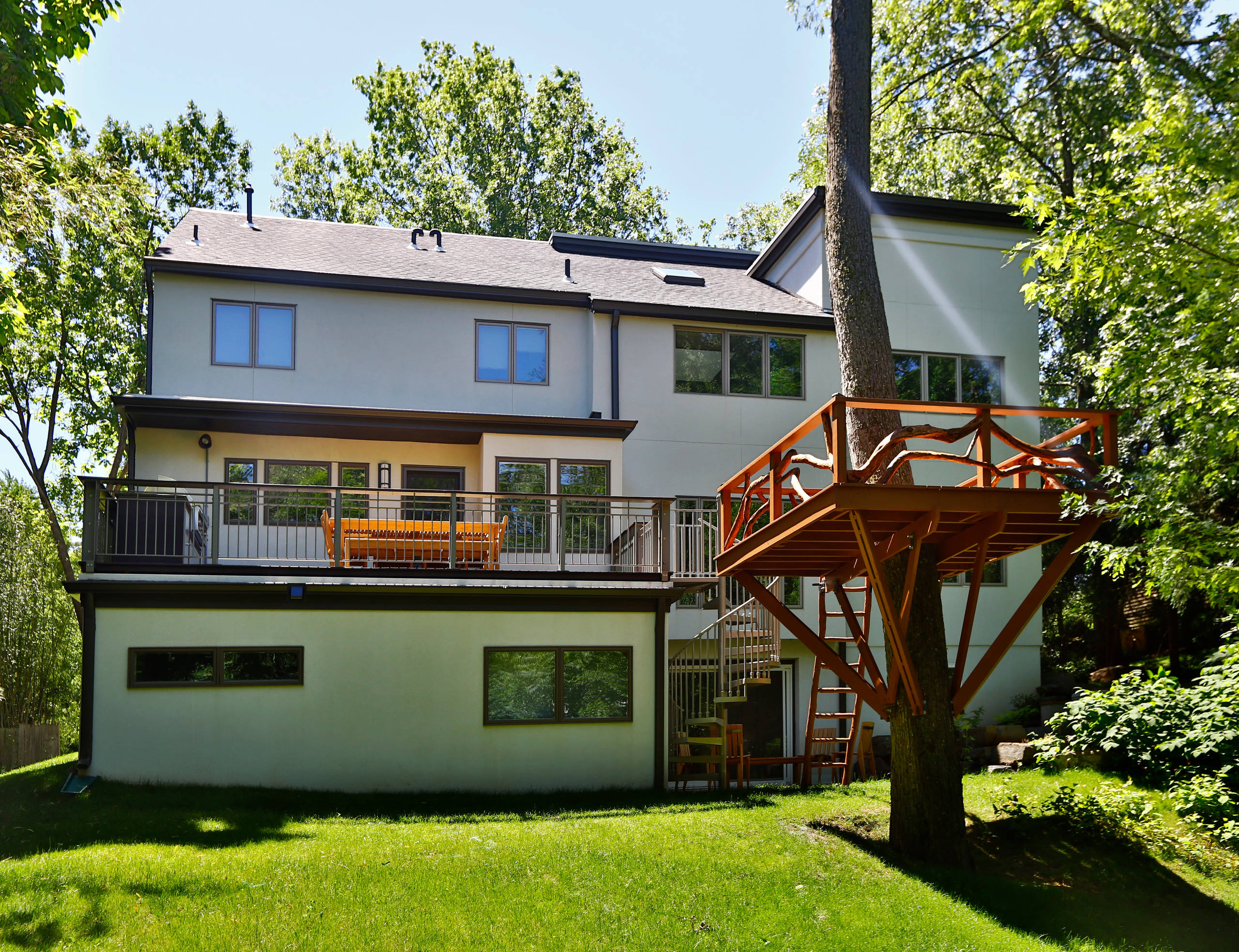 Rear exterior