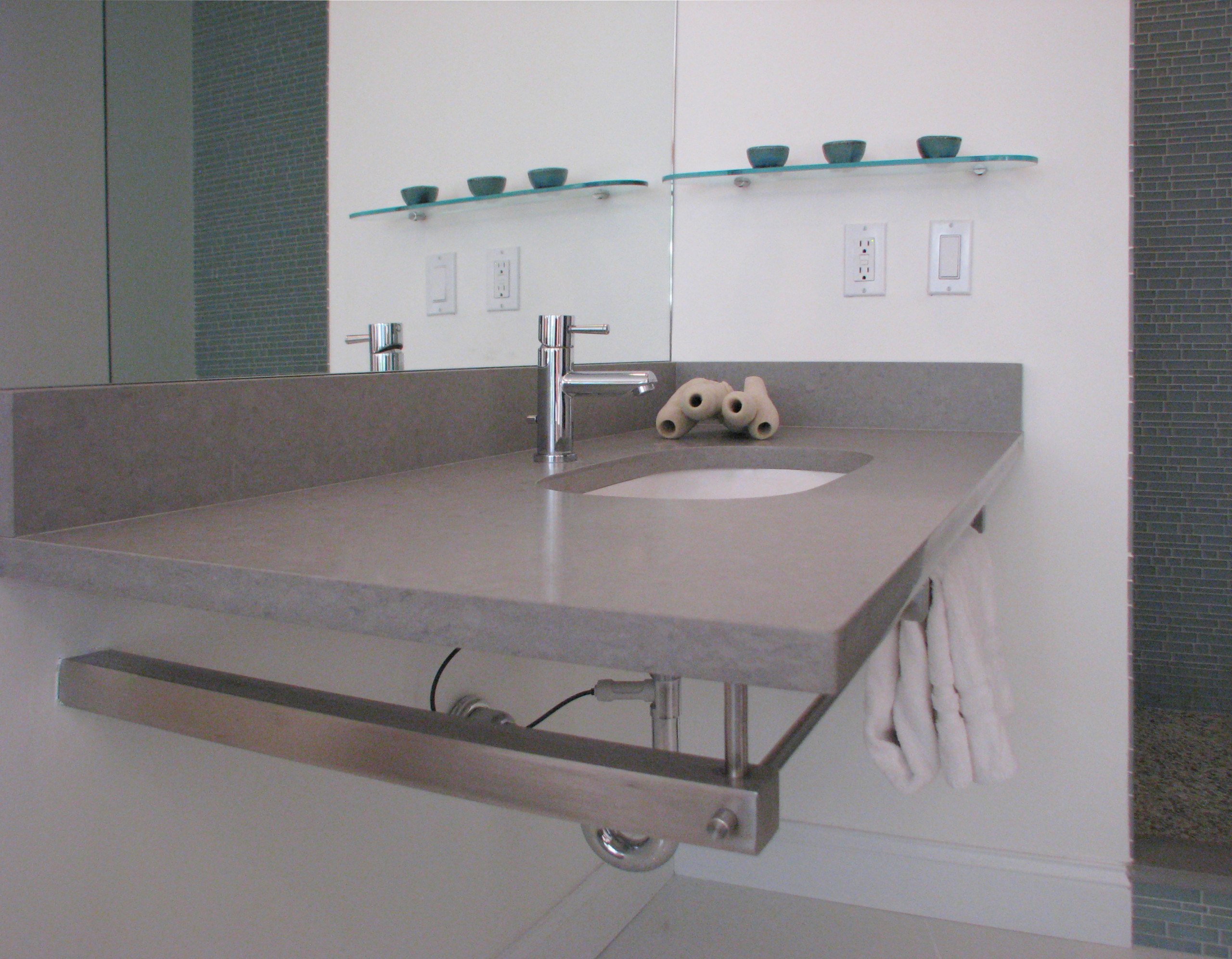 Primary bathroom vanity