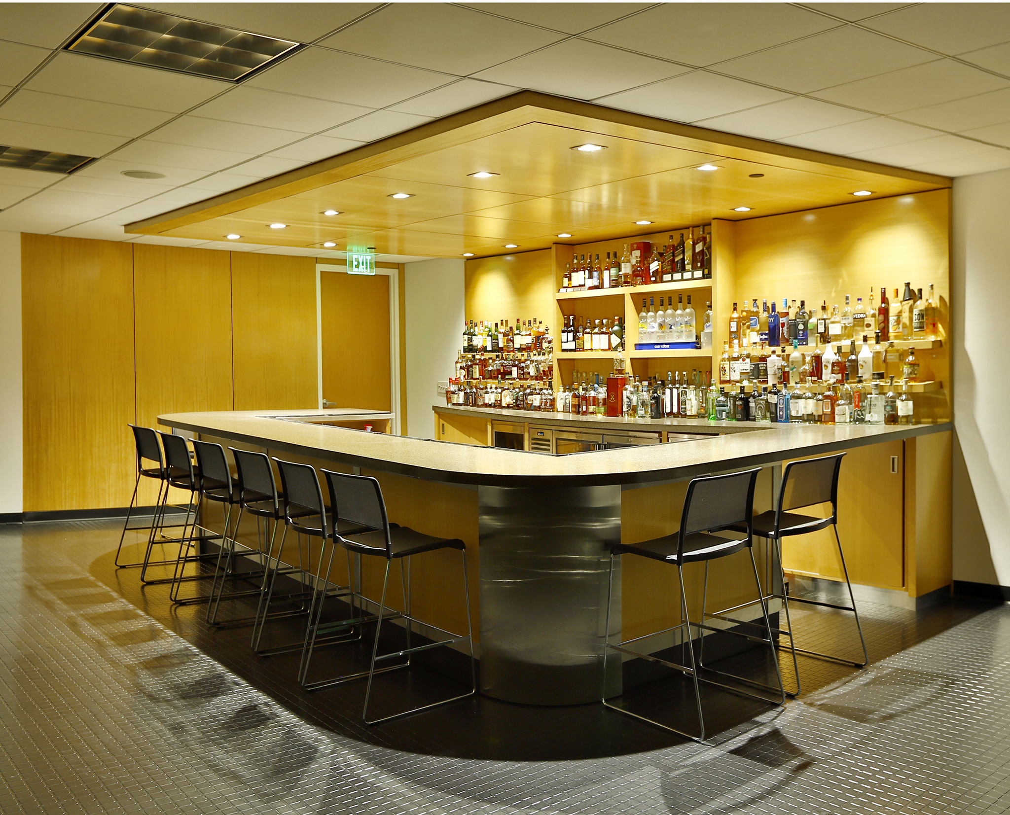 Office bar area