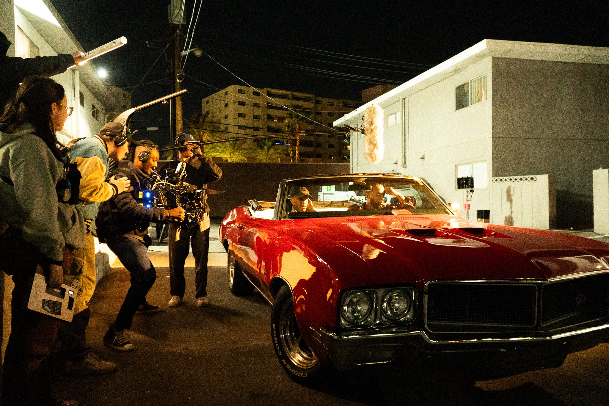 image of behind-the-scenes filming