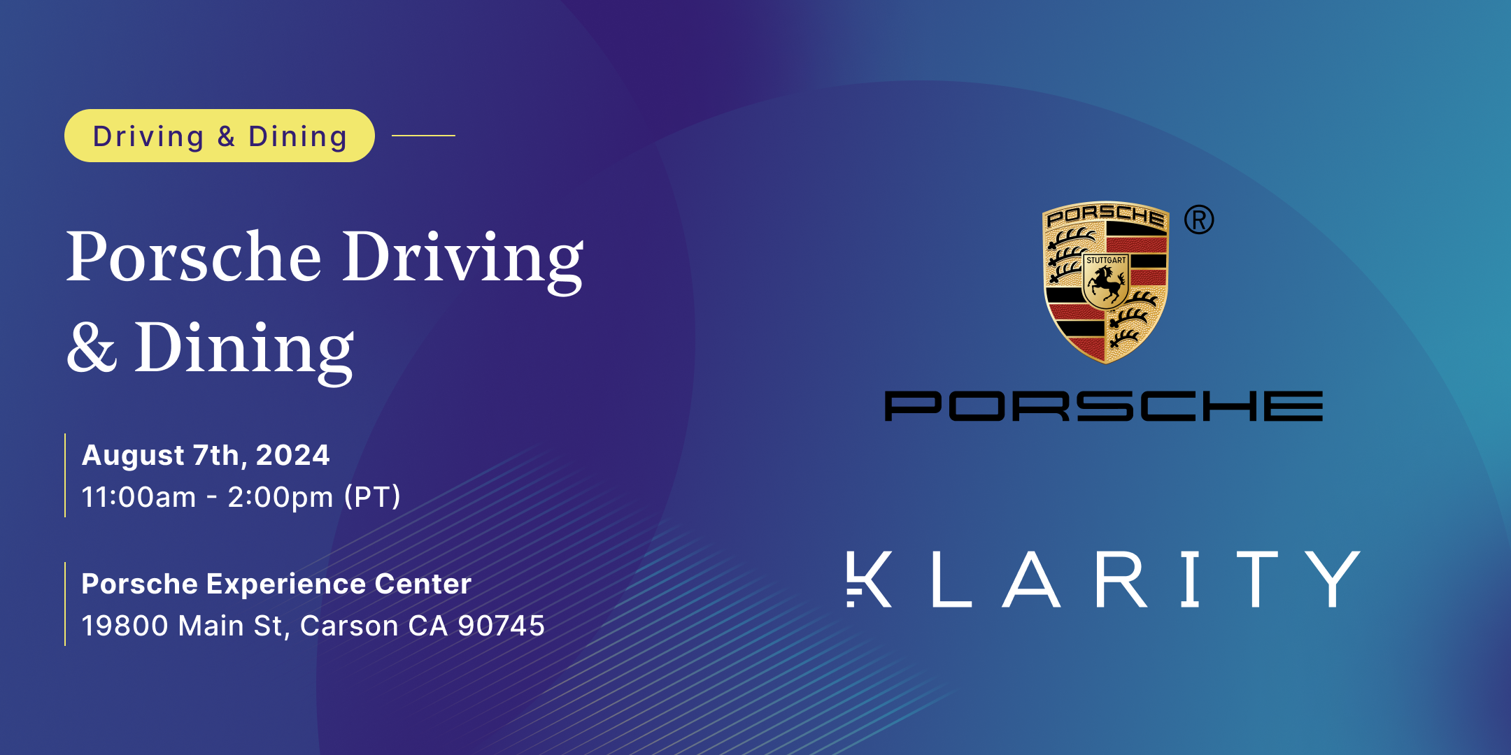 LA Porsche Driving & Dining