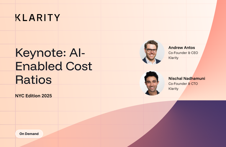 Keynote: AI-Enabled Cost Ratios