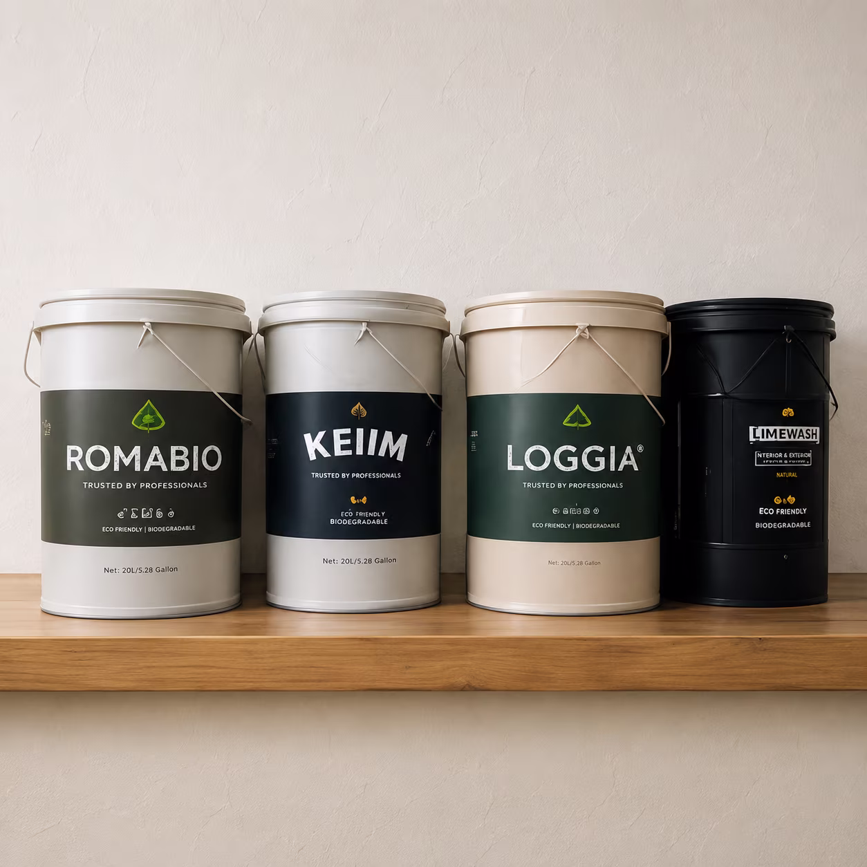 Romabio, Keim and Loggia mineral finish products