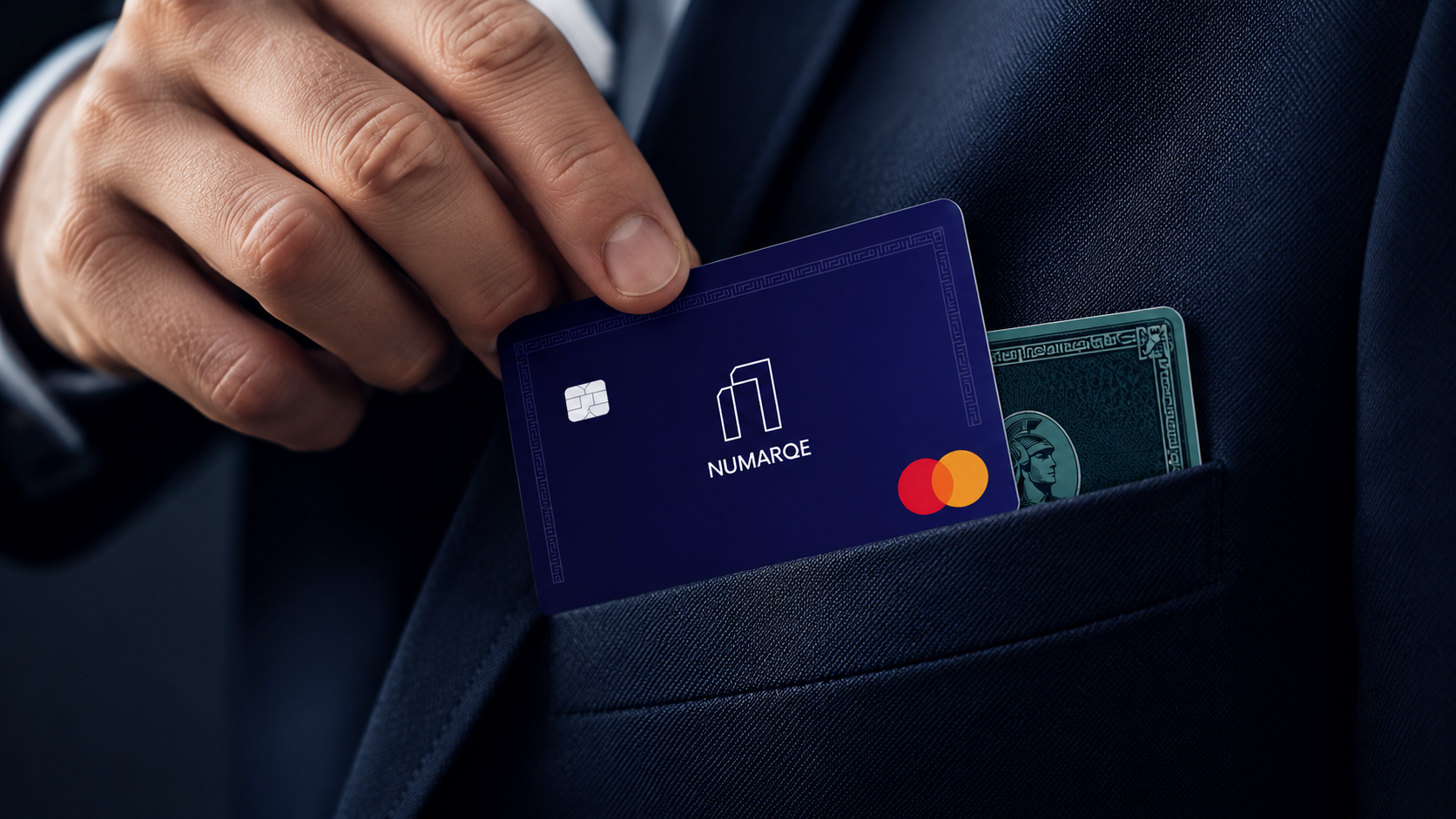 Numarqe card and mobile app for the American Express comparison