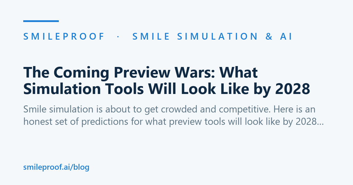 The Coming Preview Wars: What Simulation Tools Will Look Like by 2028 | Smileproof
