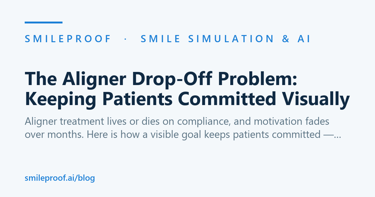 The Aligner Drop-Off Problem: Keeping Patients Committed Visually | Smileproof