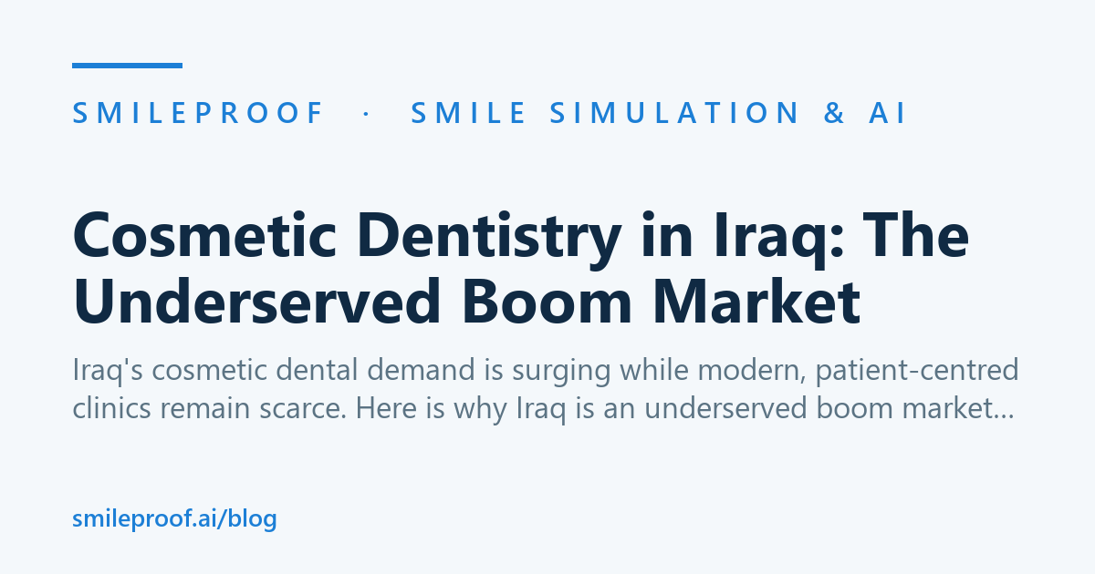 Cosmetic Dentistry in Iraq: The Underserved Boom Market | Smileproof