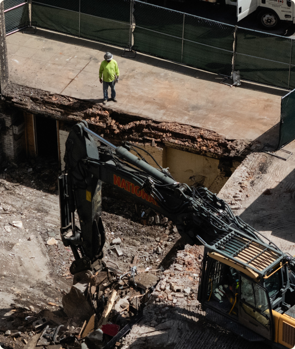 Detail photograph from the 424 S Wabash project.